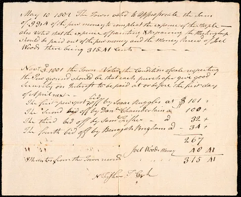 Town Meetings, 1802