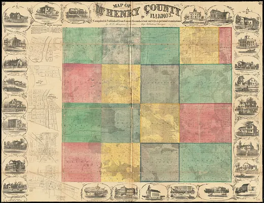 Map of McHenry County, Illinois