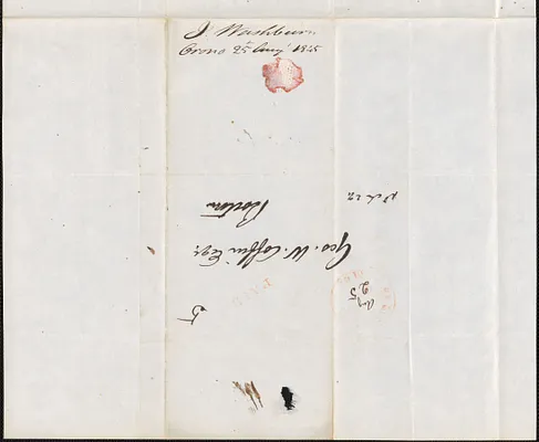 Isaac Washburn to George Coffin, 25 August 1845