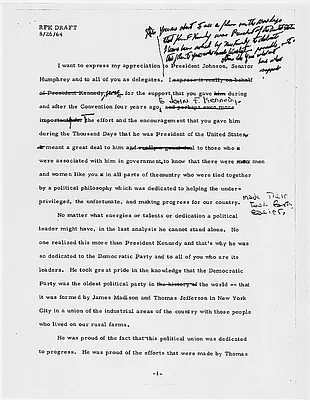 Introduction to A Thousand Days August 26, 1964