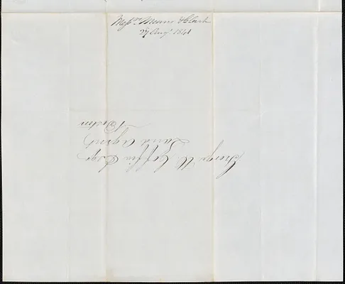 Means & Clark to George Coffin, 27 August 1841