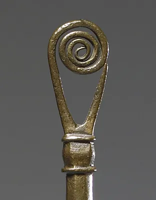 Pin with Spiral Head