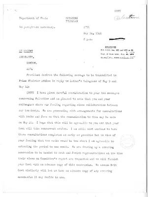 Message from President Harry S. Truman to Prime Minister Clement Attlee