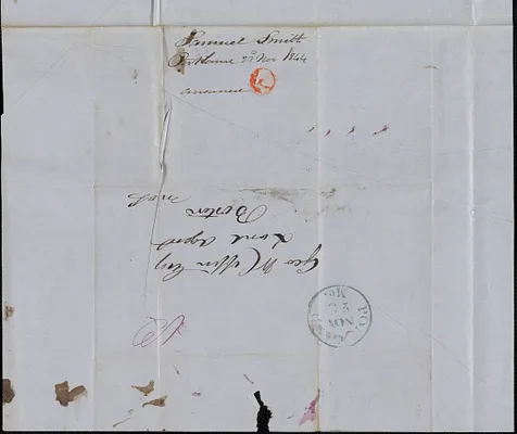 Samuel Smith to George Coffin, 23 November 1844