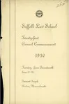 1930 Suffolk University Law School commencement and class day programs