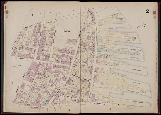 Insurance map of Boston : volume 1