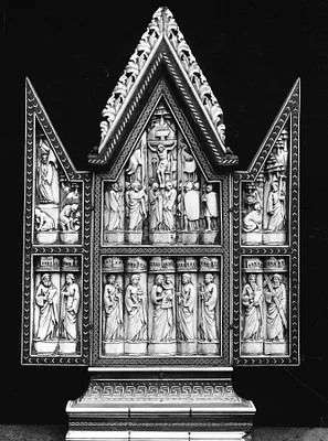 Triptych with the Crucifixion and Other Scenes