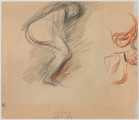 Figure Sketches (verso)
