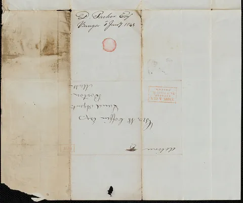 D. Parker to George Coffin, 2 January 1845