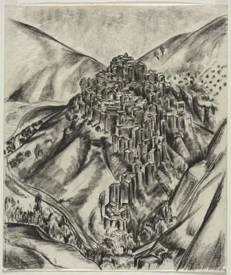 An Italian Hilltown, Anticoli, Italy