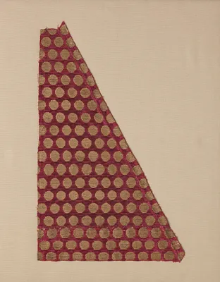 Velvet Fragment in Two Pieces