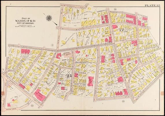 Atlas of the city of Boston, Roxbury