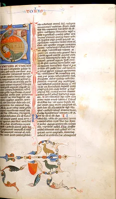Leaf from Bentivoglio Bible
