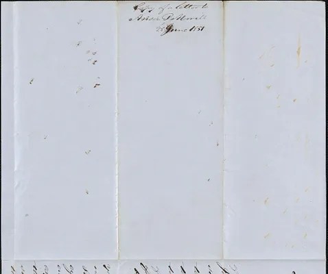 Copy of a letter from George Coffin to Anson P. Morrill, 28 June 1851