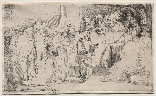 Christ Disputing with the Doctors: A Sketch