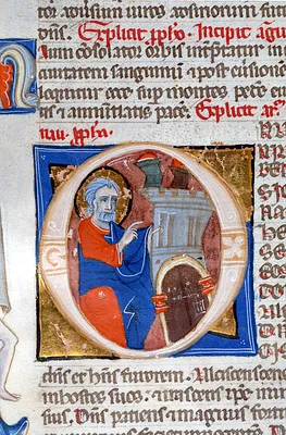Leaf from Bentivoglio Bible