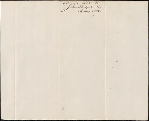 George Coffin to John Hodgdon, 14 August 1837