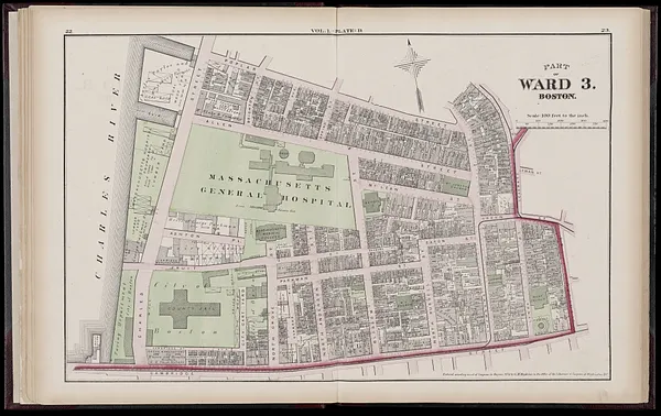 Atlas of the county of Suffolk, Massachusetts : vol. 1st including Boston proper : from actual surveys and official records