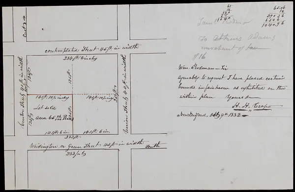 Plans for William Rodman of Fairhaven