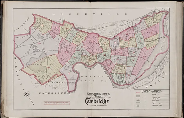Atlas of the city of Cambridge, Massachusetts