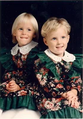 Brianna and Emily Boehm, 1995
