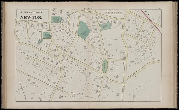 Atlas of the city of Newton, Middlesex Co., Massachusetts