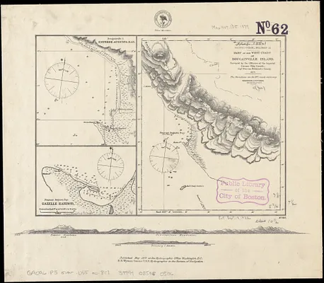 Pacific Ocean, Solomon Is., part of the west coast of Bougainville Island