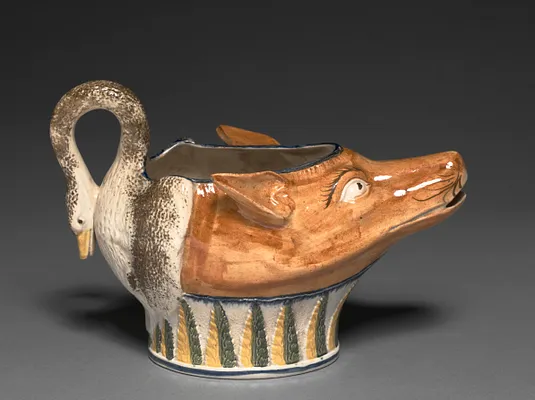 Fox and Swan Creamer