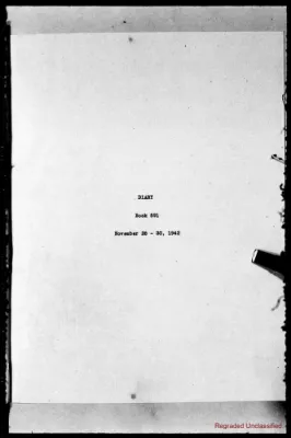 Volume 591, November 28 – November 30, 1942