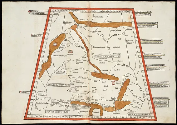 Secunda Asie tabula continet Sarmatia ipsius