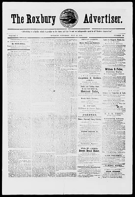 The Roxbury Advertiser