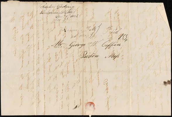 Parker Goding to George Coffin, 8 November 1836