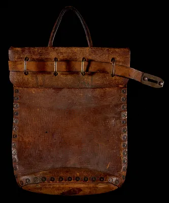 Post office mail pouch, "Thomas Shields Clarke, Lenox, Mass"