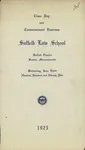 1925 Suffolk University Law School commencement and class day programs