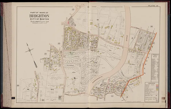 Atlas of Dorchester, West Roxbury and Brighton, city of Boston