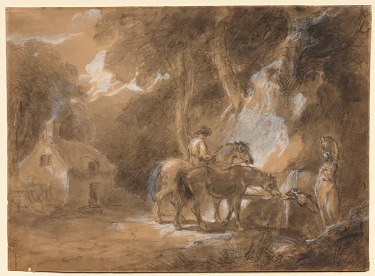 The Halt at the Spring