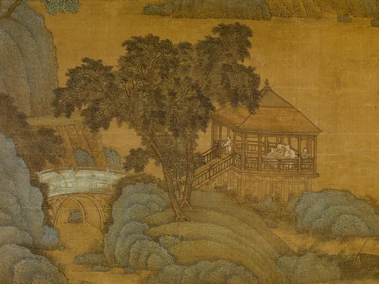 Blue and Green Landscape