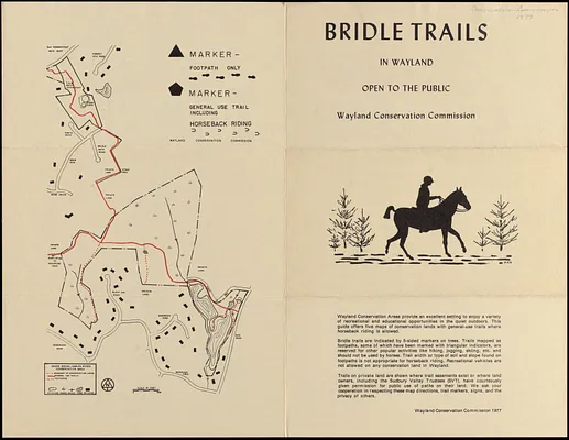 Bridle trails in Wayland