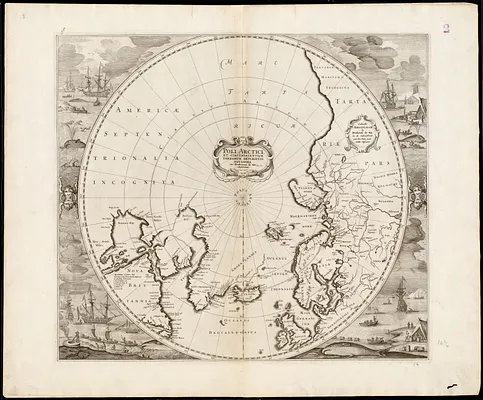 Poli Arctici, et circumiacentium terrarum descriptio novissima