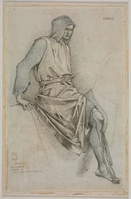 Study for the Failure of Gawain from the Holy Grail Tapestries