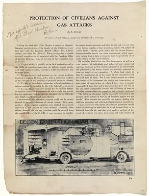 Excerpt from Protection of Civilians Against Gas Attacks