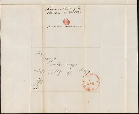 Samuel Bradley to George Coffin, 28 April 1848
