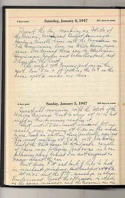 Diary Entry of Harry S. Truman