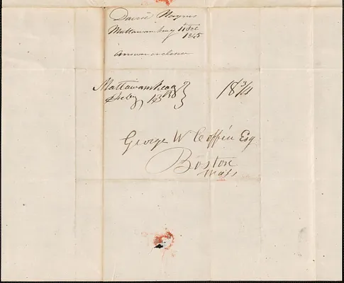 David Haynes to George Coffin, 11 February 1845