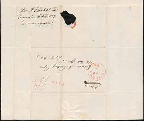 Joseph Eveleth to Edward Snelling, 6 February 1837