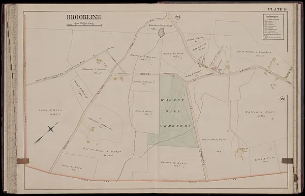 Atlas of the town of Brookline, Massachusetts