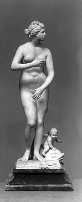 Statuette with Venus with Cupid Riding a Dolphin