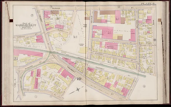 Atlas of the city of Boston : Roxbury, Mass. : volume three : from actual surveys and official records
