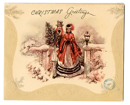 Christmas Card from Madge Gates Wallace to Bess W. Truman