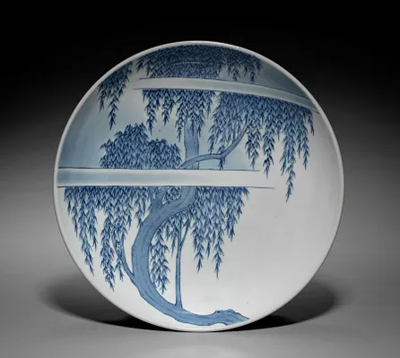 Plate with Willow Tree and Cloud